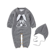 Load image into Gallery viewer, Handmade Modern Luxury Christmas Baby Rompers Newborn Rabbit Baby Jumpsuit Overall Long Sleeve Baby Boys Clothes