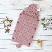 Load image into Gallery viewer, Stevvex Knitted Newborn Baby Blanket Baby Sleeping Bags Stroller Bedding Warm Swaddle Wrap