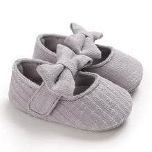 Load image into Gallery viewer, Baby Girls First Walkers Bow Knot Solid Soft Shoe Footwear For Baby Girl Breathable Shoes