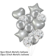 Load image into Gallery viewer, 14Pcs Multi Confetti Balloons For Happy Birthday Party Balloons In Several Luxury Variant Helium Ballons For Celebrations for Boy Girls and Babies party