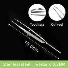 Load image into Gallery viewer, Scissors Tweezers Ophthalmic Surgical Instruments Microsurgical Dental Instruments Needle Holders Scissors Stainless steel