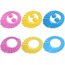 Load image into Gallery viewer, Shampoo Cap Sheild Durable Baby Bath Visor Hat Adjustable Baby Shower Protect Eye Water-proof For Kids