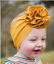 Load image into Gallery viewer, Luxury Modern printed Baby Girls Bow Hairband Turban Knot Headband Girl Headwear Newborn Girl Turban Hairband For Girls