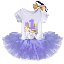 Load image into Gallery viewer, Unicorn Party Dresses For 1 Year Baby Girl Birthday Outfits FOr 1st Birthday Party