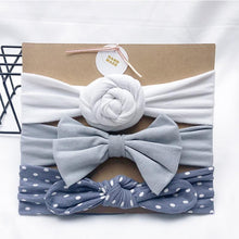 Load image into Gallery viewer, Baby Headbands For Newborn Hair Band Cute Baby Bow Flower Elastic Bow Headwear Kids Gifts Girl Hair Accessories
