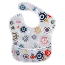 Load image into Gallery viewer, Waterproof Baby Bibs Polyester TPU Feeding Bibs Washable Baby Bibs with Food Catcher For Kids