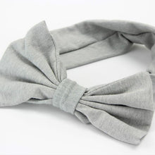 Load image into Gallery viewer, Headband Knitted Cotton Children Girls Elastic Bow Hair Bands Turban for girl Headbands