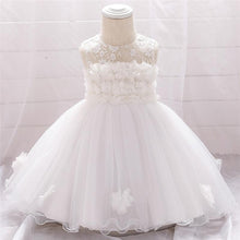 Load image into Gallery viewer, Luxury Elegant Handamde Girls Baby Dresses Lace Tulle Baptism Dresses for Party and Wedding Baby Clothing Dress