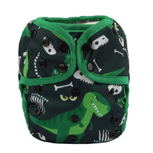 Load image into Gallery viewer, Baby Girl Pink One Size Cloth Diaper Cover Comfortable Nappy With Double Gusset Cartoon Designs Baby Boys Diapers