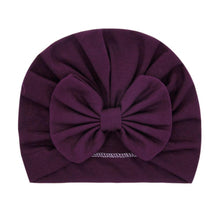 Load image into Gallery viewer, Children Baby Hat Kids Bow Cap Newborn Girls Photography Props Turban Infant Props For Baby Girls