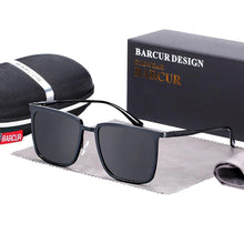 Load image into Gallery viewer, New Elegent Polarized Square Sunglasses Aluminium Magnesium Sunglasses for Men and Women With UV400 Protection