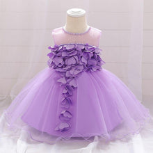 Load image into Gallery viewer, Luxury Modern Designer Toddler Baby Girl Infant Princess Lace Tutu Dress Baby Girl Wedding Dress Kids Party Dress