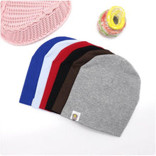 Load image into Gallery viewer, Baby Street Dance Hip Hop Hat Cotton Toddler Hat for Boys and Girls Cap Winter Warm Solid Color Children Hat In Modern Design