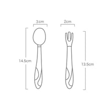 Load image into Gallery viewer, Unique Spoon For Baby Set Food Silicone Gel Spoon Baby Learn To Eat Training Bendable Soft Spoon Children Tableware