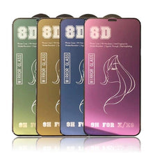 Load image into Gallery viewer, Glue Anti Scratch Mirror Screen Protector Tempered Glass For iphone 13 12 11 Pro XS Max X XR 7 8 Plus Makeup Mirror Tempered Glass for Iphone 11 12Pro 13pro Max Mirror Screen Protectors