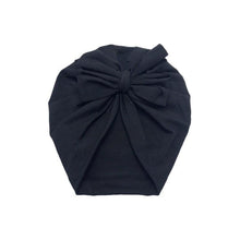 Load image into Gallery viewer, Luxury Modern Baby Headband Hat Bowknot Print Cotton Stretchy Turban Headband Infant Head Wrap Beanie Hat For Babies and Kids