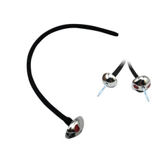 Load image into Gallery viewer, Silicone stainless steel Metal head ring urethral dilators catheter sound man penis plug masturbator sex toy for male