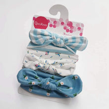Load image into Gallery viewer, Summer Cute Floral Bows Baby Girl Headbands Elastic Bowknot Newborn Hair Band Turban Set Hair Accessories Bow Set For Kids
