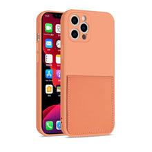 Load image into Gallery viewer, Simple Wallet Case For iphone Silicone Case For iphone 13 12 11 Pro Max Mini With Card Holder Cover Classic Silicone Full Protection Anti-Scratch Shockproof Case