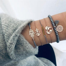 Load image into Gallery viewer, Modern Fashion New Luxury Different Style Elegant Elephant Tree Of Life Tassel Chain Bracelet Sets For Women Jewelry Trend Sets For Her