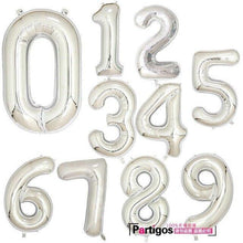 Load image into Gallery viewer, Luxury Big Modern 32inch Number Foil Helium Balloons For Birthday Party and Celebrations Modern Decoration