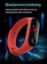 Load image into Gallery viewer, Proffesional Smart Sport Watch With Band Blood Pressure Monitor and Bracelet M3Plus Wristband for Men and Women In Modern Design