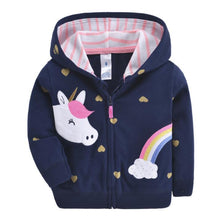 Load image into Gallery viewer, Luxury Printed New Trend Newborn Baby Hooded Cotton Sweater For Baby Girl/boys In Elegant Modern Luxury Style With Unicorn