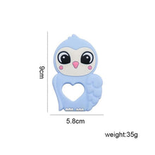 Load image into Gallery viewer, Silicone Baby Teether Toddler Toy, Stroller Accessories For Pacifier Chain Owl Food Grade Toys Baby Teether