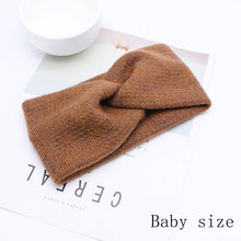 Load image into Gallery viewer, Handmade Baby Headband Women Girl Twisted Hair Band Kids Woolen Headwrap Toddler Turban Hair Accessories For Mother and Daughter