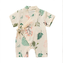 Load image into Gallery viewer, Summer Baby Girl/Boys Clothing Short-sleeved Rompers Jumpsuit Floral Print Cute Soft Newborn Infant Baby Playwear For Girls and Boys Kids