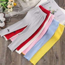 Load image into Gallery viewer, Newborn Baby Girls Pants Thin Spring Autumn Kids Girls Long Trousers Bow Girls Leggings Children Pants