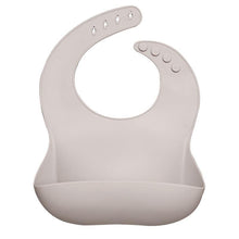 Load image into Gallery viewer, Silicon Breastplate Baby Bib Waterproof Solid Infant Bandana Bibs Newborn Feeding Burp Cloth Bib For Kids