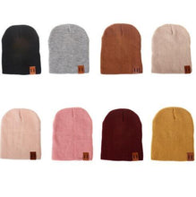 Load image into Gallery viewer, Winter Hats Mom& Dad Women Man Toddle Kids Baby Boy Girl Winter Warm Caps Knit Beanie Hat Adults Kids Caps For Mother and Daughter Summer Cap