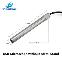 Load image into Gallery viewer, Andonstar USB 2MP Digital Microscope 12MM Diameter Endoscope Video Camera 8 LED Magnifier