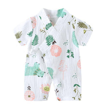 Load image into Gallery viewer, Summer Baby Girl/Boys Clothing Short-sleeved Rompers Jumpsuit Floral Print Cute Soft Newborn Infant Baby Playwear For Girls and Boys Kids