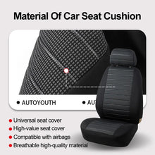 Load image into Gallery viewer, AUTOYOUTH Front Car Seat Covers Airbag Compatible Universal Fit Most Car SUV Car Accessories Car Seat Cover for Toyota 3 color