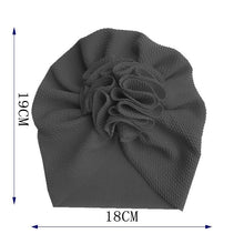 Load image into Gallery viewer, Elegant Flower Baby Hat Toddler Turban Head wraps Kids Bonnet Hat Newborn Baby Hat For Baby Girls