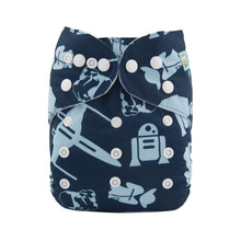 Load image into Gallery viewer, Baby One Size Fits All Reusable Baby Cloth Diaper with Microfiber Insert Diaper For Baby Boys and Baby Girls In Modern New Printed Design