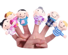 Load image into Gallery viewer, Hand Finger Puppets Plush Set – Animal Cartoon Toys for Kids