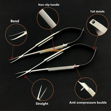 Load image into Gallery viewer, Scissors Tweezers Ophthalmic Surgical Instruments Microsurgical Dental Instruments Needle Holders Scissors Stainless steel