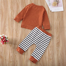 Load image into Gallery viewer, Baby Boy Summer Tops T-shirt Striped Pants Outfit Pajamas for Sleeping In Modern Style For Boys And Girls