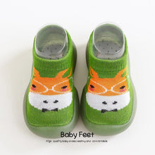 Load image into Gallery viewer, Baby Shoes First Shoes Toddler First Walkers Boy Soft Sole Rubber Outdoor Baby Shoes Cute Animal Baby Anti-slip Booties