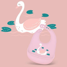 Load image into Gallery viewer, Trend NEW Baby Adjustable Picture Waterproof Saliva Dripping Soft Silicone Bibs For Girls and Boys Kids