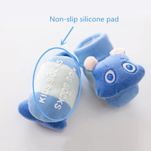 Load image into Gallery viewer, Cartoon Newborn Baby Toddler Floor Non-slip Socks Cotton With Bell Doll Baby Girls & Boys Soft Shoes For Kids