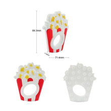Load image into Gallery viewer, Baby Teethers Cartoon Animal Baby Teething Toy Penguin Silicone Teether Unicorn Pendant Raccoon Accessories