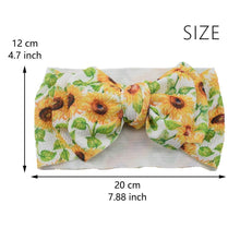 Load image into Gallery viewer, Luxury Mdoern Big Baby Kids Bows Headband Girls Floral Headwrap Elastic Hair Accessories Toddler Knotted for Girls