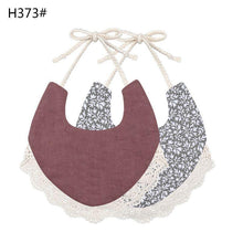 Load image into Gallery viewer, Infant Baby Bib Kid Toddler Dinner Feeding Tassel Double-side Cotton Linen Burp Cloths Saliva Towel For Baby