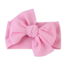 Load image into Gallery viewer, Elastic Candy Solid Color Head Wrap Newborn Head bands Bowknot Bows for Baby Girl Hair Accessories