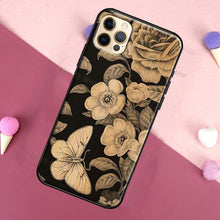 Load image into Gallery viewer, Vintage Tree Flower Bamboo Wood Case For iPhone Pro Max 12 13 min SE For iPhone 13 Shockproof Wooden Texture Protective Cover Unique & Classy Wooden Case
