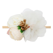 Load image into Gallery viewer, Handmade Luxury Pearl Baby Headbands Bundle Nylon Elastic Newborn Hair Accessories for Girls Kids